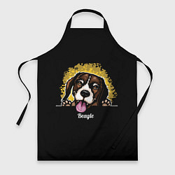 Фартук кулинарный Бигль Beagle, цвет: 3D-принт