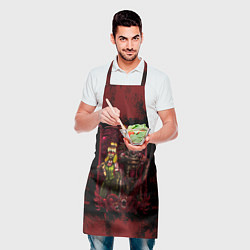 Фартук кулинарный DOOMGIRL DOOMGAY BLOOD, цвет: 3D-принт — фото 2