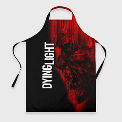 Фартук кулинарный DYING LIGHT RED ZOMBIE FACE, цвет: 3D-принт