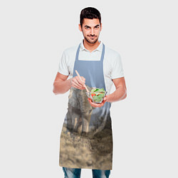 Фартук кулинарный Африканский белый слон, цвет: 3D-принт — фото 2