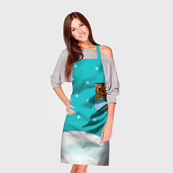 Фартук кулинарный Маленький тигренок в кармане, цвет: 3D-принт — фото 2