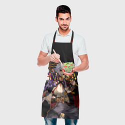 Фартук кулинарный GENSHIN IMPACT ИТТО АРАТАКИ, цвет: 3D-принт — фото 2