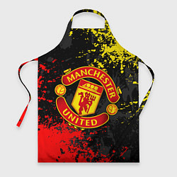 Фартук MANCHESTER UNITED, БРЫЗГИ КРАСОК