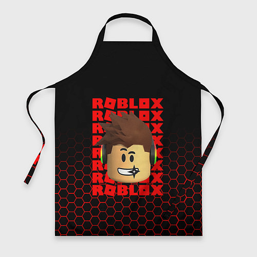 Фартук ROBLOX LEGO FACE УЗОР СОТЫ / 3D-принт – фото 1