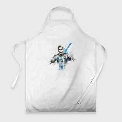 Фартук кулинарный Messi Argentina Team, цвет: 3D-принт