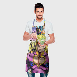 Фартук кулинарный JoJos Bizarre Adventure - Джорно Джованна, цвет: 3D-принт — фото 2