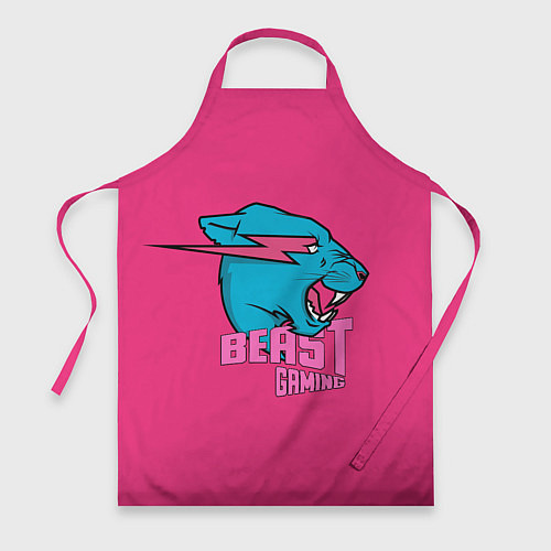 Фартук Mr Beast Gaming Full Print Pink edition / 3D-принт – фото 1