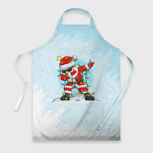 Фартук Santa Dabbing в гирлянде / 3D-принт – фото 1
