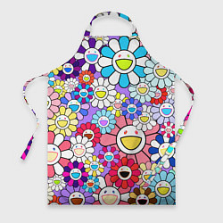 Фартук кулинарный Цветы Takashi Murakami, цвет: 3D-принт