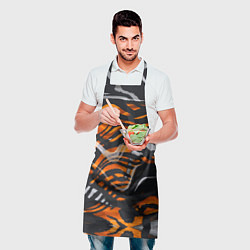 Фартук кулинарный Окрас тигра, цвет: 3D-принт — фото 2