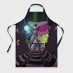 Фартук кулинарный Spamton: BIG SHOT ! Deltarune Спамтон, цвет: 3D-принт