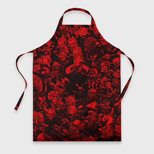 Фартук DOTA 2 HEROES RED PATTERN ДОТА 2 / 3D-принт – фото 1