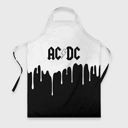 Фартук кулинарный ACDC подтёки, цвет: 3D-принт