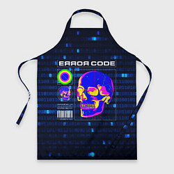 Фартук кулинарный Error code: Hacker Хакер программист, цвет: 3D-принт