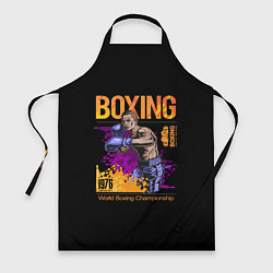 Фартук кулинарный BOXING - Бокс, цвет: 3D-принт