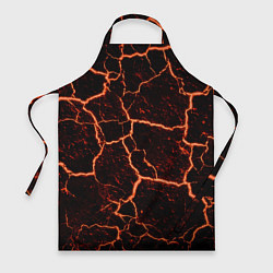 Фартук кулинарный Раскаленная лаваhot lava, цвет: 3D-принт