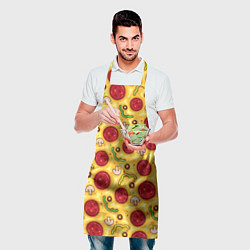 Фартук кулинарный Pizza salami, цвет: 3D-принт — фото 2