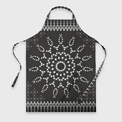 Фартук кулинарный Узор из бусин, цвет: 3D-принт