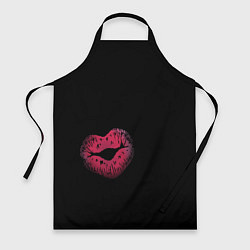 Фартук кулинарный Поцелуй, цвет: 3D-принт