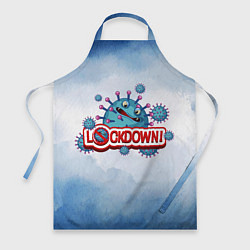 Фартук кулинарный Lockdown!, цвет: 3D-принт