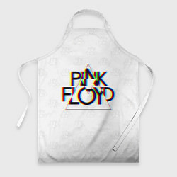 Фартук кулинарный PINK FLOYD LOGO ПИНК ФЛОЙД ГЛИТЧ, цвет: 3D-принт