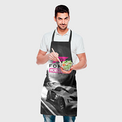 Фартук кулинарный Forza Horizon 5 - night race, цвет: 3D-принт — фото 2