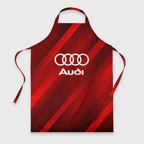 Фартук Audi red полосы / 3D-принт – фото 1