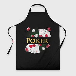 Фартук кулинарный Покер POKER, цвет: 3D-принт
