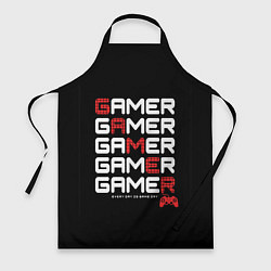 Фартук кулинарный GAMER - GAMER - GAMER, цвет: 3D-принт