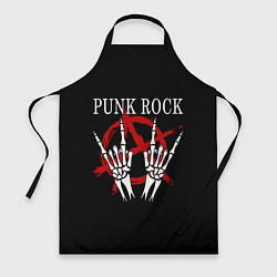 Фартук кулинарный Punk Rock Панки Хой, цвет: 3D-принт