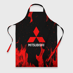 Фартук кулинарный Mitsubishi Red Fire, цвет: 3D-принт