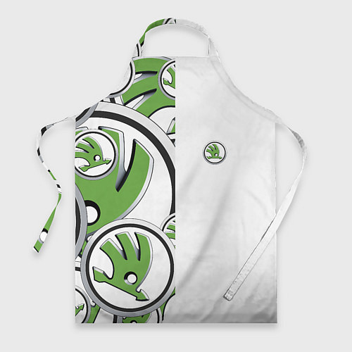 Фартук Skoda Half Pattern Logo / 3D-принт – фото 1