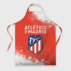 Фартук кулинарный ATLETICO MADRID Брызги, цвет: 3D-принт