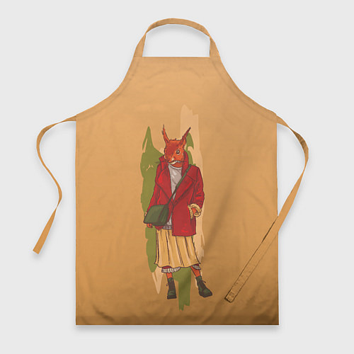 Фартук Белка на стиле / 3D-принт – фото 1