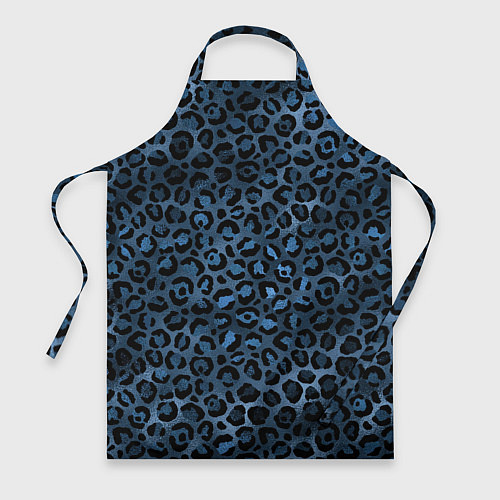 Фартук Синяя леопардовая шкура / 3D-принт – фото 1