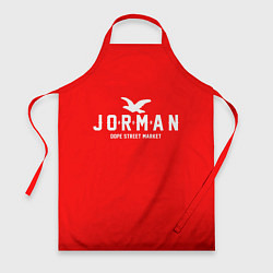Фартук кулинарный Узор Red Jorman Air Dope Street Market, цвет: 3D-принт