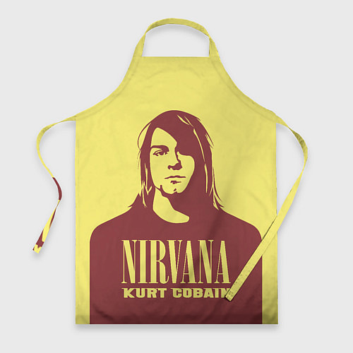 Фартук Nirvana - Kurt Cobain / 3D-принт – фото 1