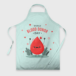 Фартук кулинарный Капелька крови, цвет: 3D-принт