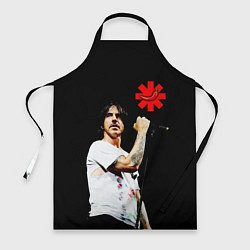 Фартук кулинарный Red Hot Chili Peppers RHCP, цвет: 3D-принт