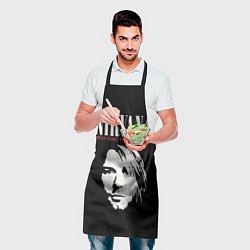 Фартук кулинарный NIRVANA Kurt Cobain, цвет: 3D-принт — фото 2