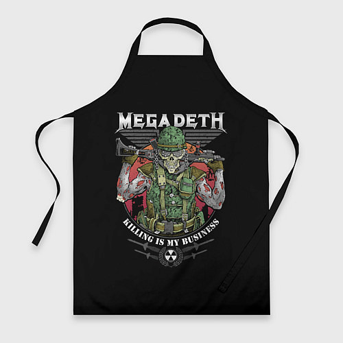 Фартук MEGADETH killing is my business / 3D-принт – фото 1