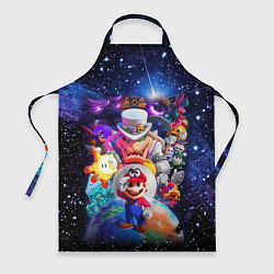Фартук кулинарный Super Mario Odyssey Space Video game, цвет: 3D-принт