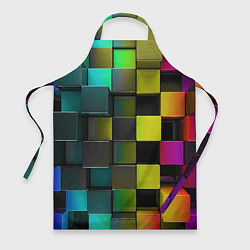 Фартук кулинарный Colored Geometric 3D pattern, цвет: 3D-принт