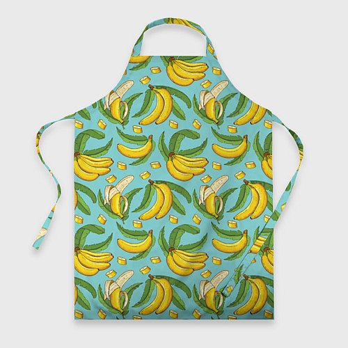 Фартук Banana pattern Summer Fashion 2022 / 3D-принт – фото 1