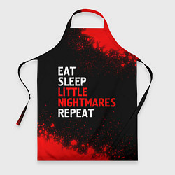 Фартук кулинарный Eat Sleep Little Nightmares Repeat, цвет: 3D-принт