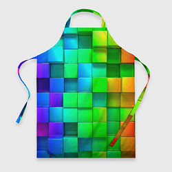 Фартук РАЗНОЦВЕТНЫЕ КУБИКИ MULTICOLORED CUBES