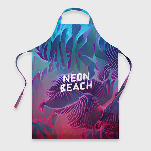 Фартук Neon beach / 3D-принт – фото 1