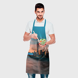 Фартук кулинарный Закат в Торонто, цвет: 3D-принт — фото 2