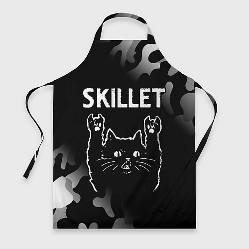 Фартук Группа Skillet и Рок Кот / 3D-принт – фото 1