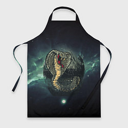 Фартук кулинарный Большая ядовитая змея, цвет: 3D-принт